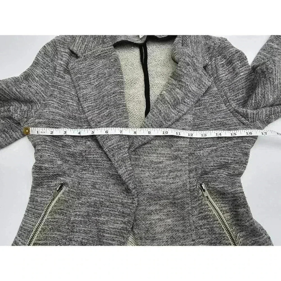 41 Hawthorn Women's Size L Gray 100% Cotton Blazer - Picture 5 of 8